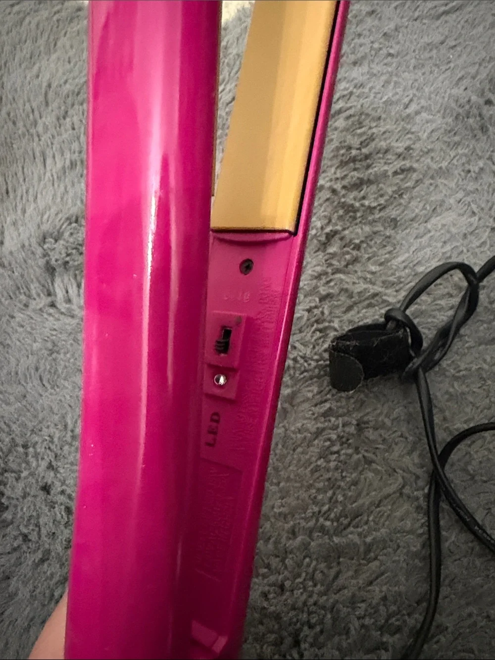 Ultra Chi Hot Pink Hair Straightener - Compact Ceramic Flat Iron